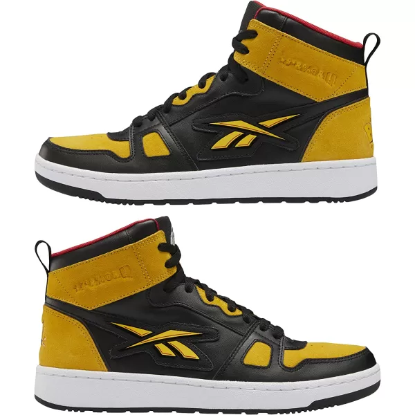 imageReebok UnisexAdult Resonator Mid Basketball ShoesLooney Tunes BlackMarigoldVector Red