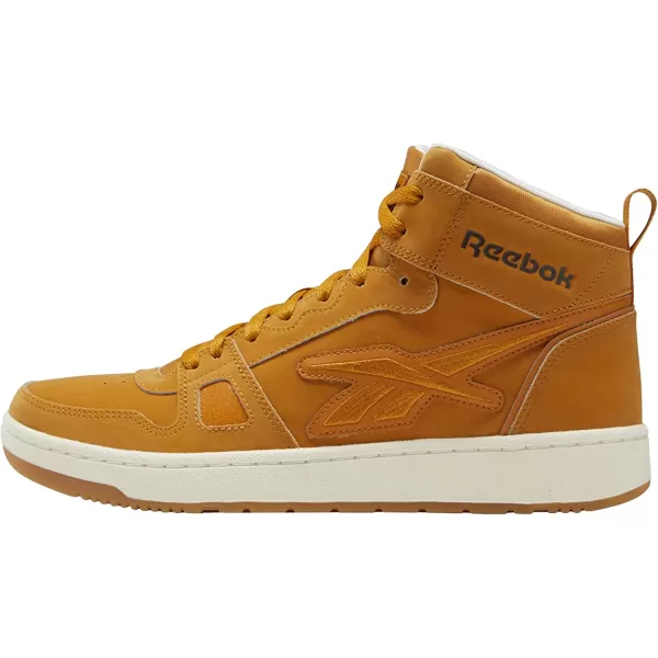 imageReebok UnisexAdult Resonator Mid Basketball ShoesRadiant OchreChalkDark Brown