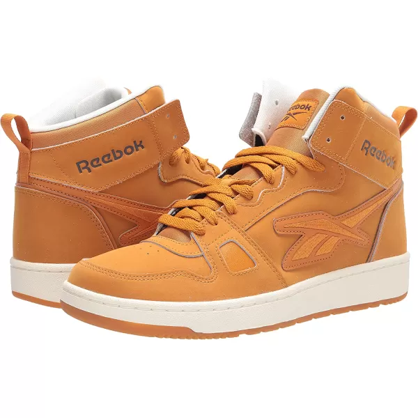 imageReebok UnisexAdult Resonator Mid Basketball ShoesRadiant OchreChalkDark Brown