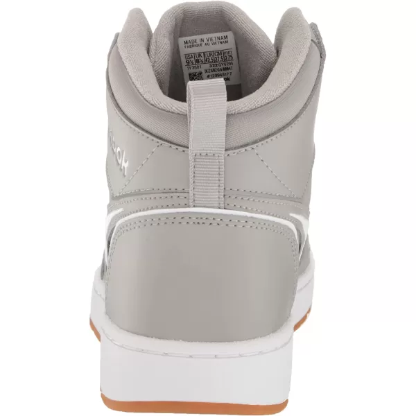 imageReebok UnisexAdult Resonator Mid Basketball ShoesSolid GreyWhite