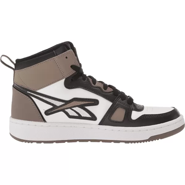 imageReebok UnisexAdult Resonator Mid Basketball ShoesWhiteBlackTrek Grey