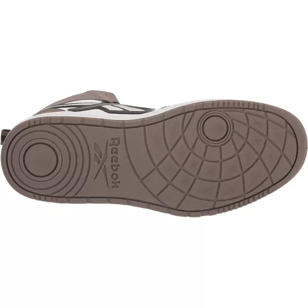 imageReebok UnisexAdult Resonator Mid Basketball ShoesWhiteBlackTrek Grey