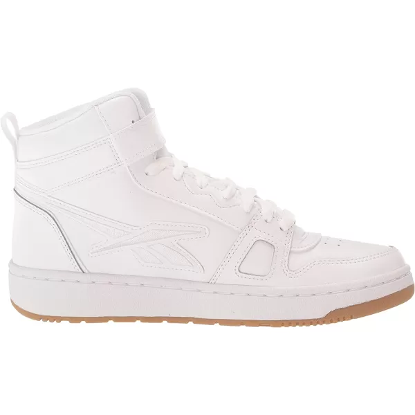 imageReebok UnisexAdult Resonator Mid Basketball ShoesWhiteGum