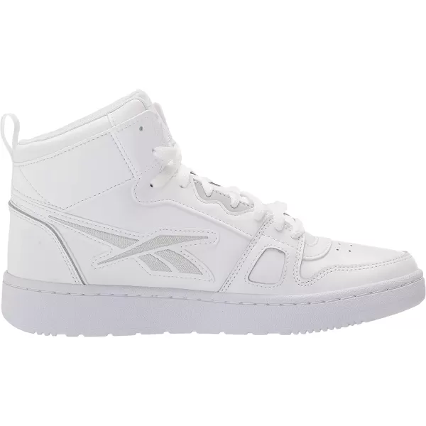 imageReebok UnisexAdult Resonator Mid Basketball ShoesWhitePure Grey