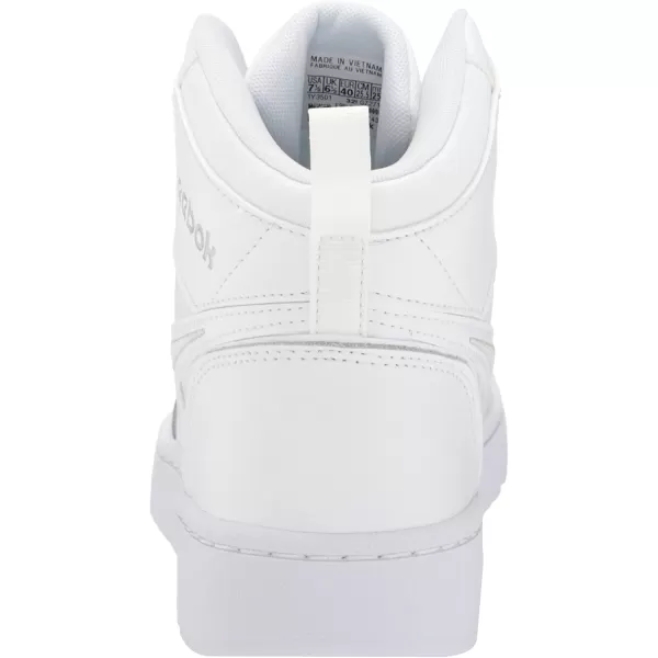 imageReebok UnisexAdult Resonator Mid Basketball ShoesWhitePure Grey