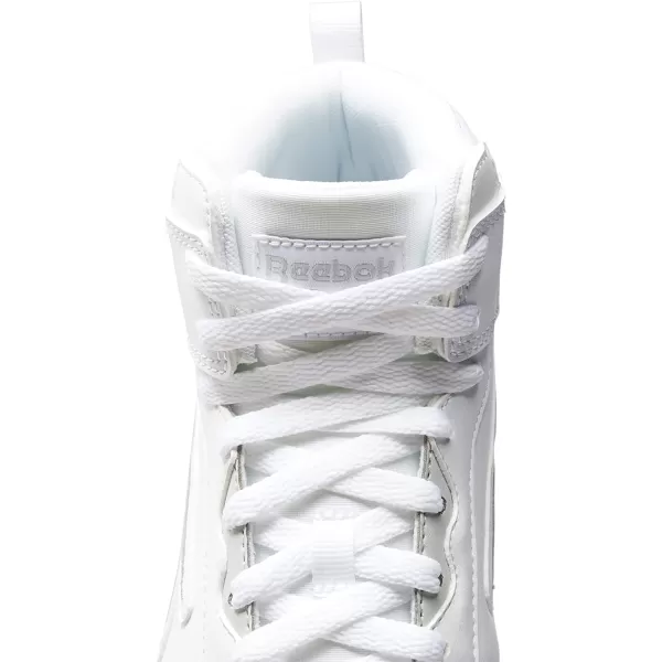 imageReebok UnisexAdult Resonator Mid Basketball ShoesWhitePure Grey