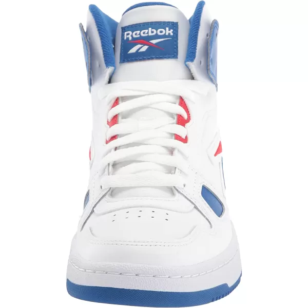imageReebok UnisexAdult Resonator Mid Basketball ShoesWhiteVector BlueVector Red