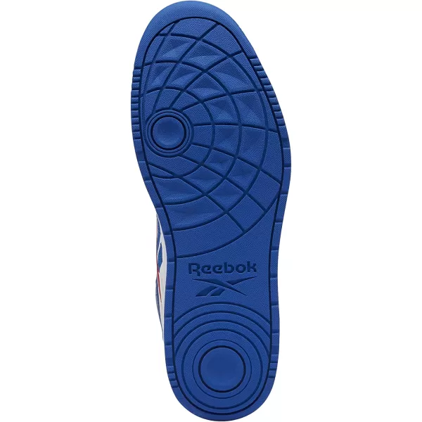 imageReebok UnisexAdult Resonator Mid Basketball ShoesWhiteVector BlueVector Red