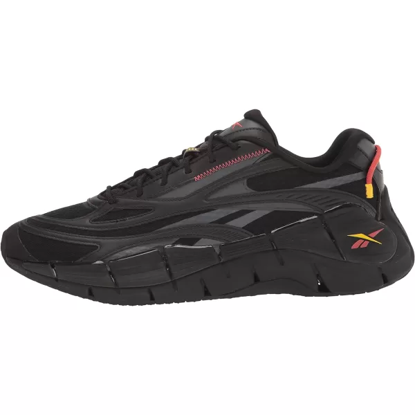 imageReebok UnisexAdult Zig Kinetica 25 SneakerBlackRhodonitePure Grey