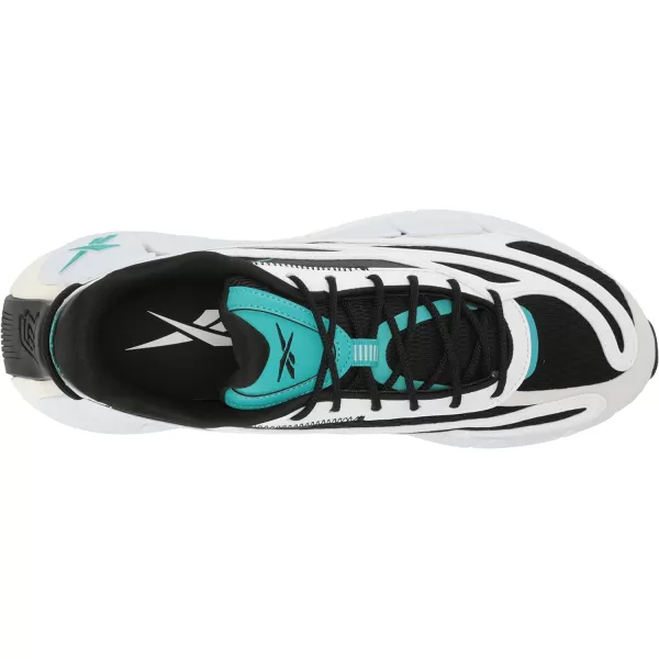 imageReebok UnisexAdult Zig Kinetica 25 SneakerBlackWhiteClassic Teal