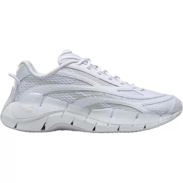 imageReebok UnisexAdult Zig Kinetica 25 SneakerChalkPure Grey