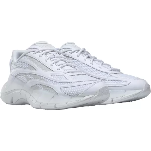 imageReebok UnisexAdult Zig Kinetica 25 SneakerChalkPure Grey