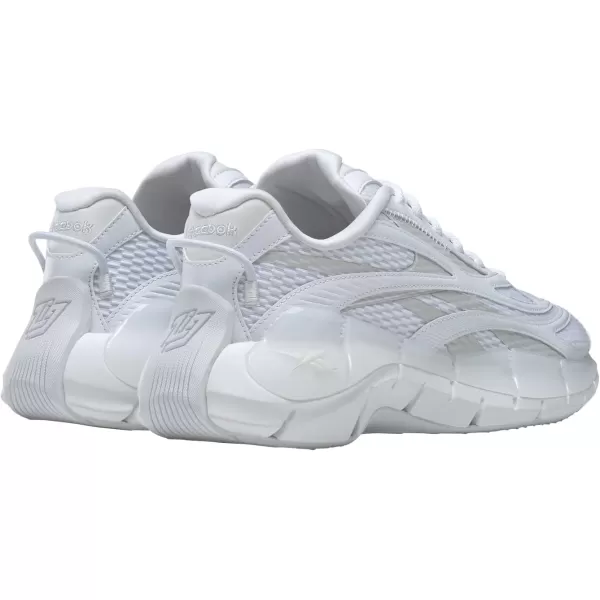 imageReebok UnisexAdult Zig Kinetica 25 SneakerChalkPure Grey