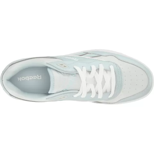 imageReebok UnisexChild Bb 4000 Ii SneakerCold GreyFeel Good BlueWhite