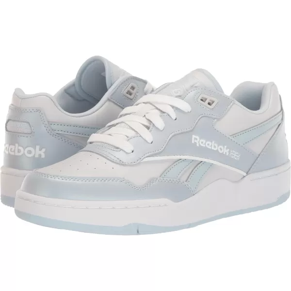 imageReebok UnisexChild Bb 4000 Ii SneakerCold GreyFeel Good BlueWhite
