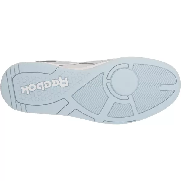 imageReebok UnisexChild Bb 4000 Ii SneakerCold GreyFeel Good BlueWhite