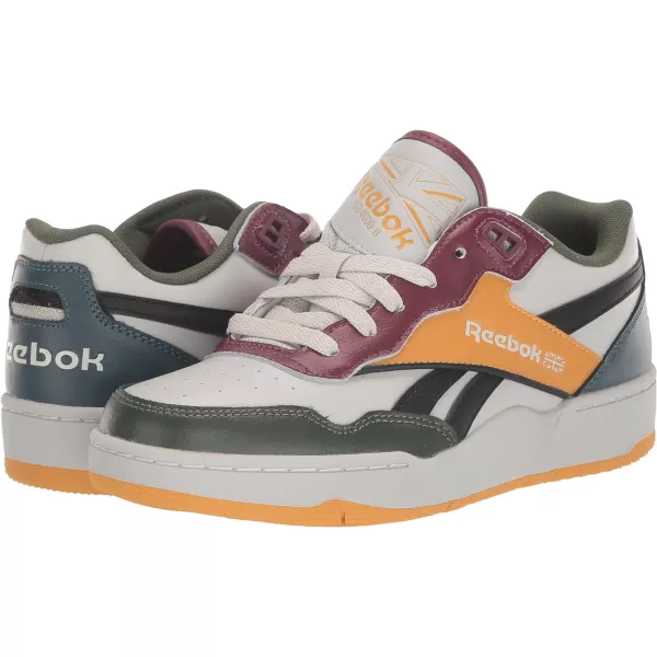 imageReebok UnisexChild Bb 4000 Ii SneakerSteely FogBlackHoops Blue