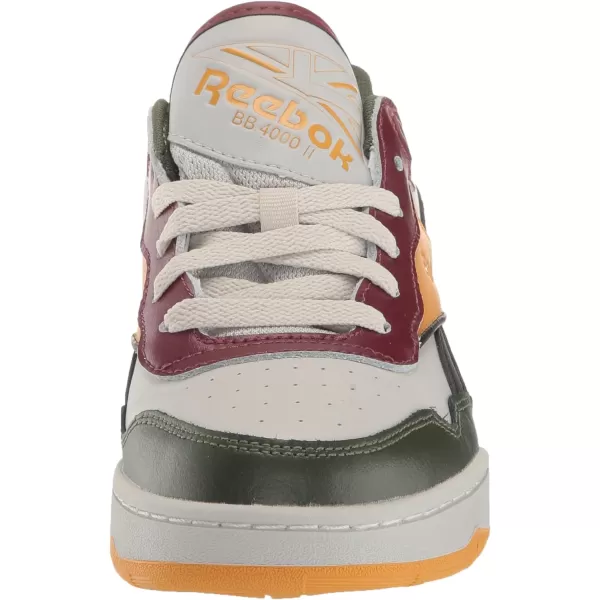 imageReebok UnisexChild Bb 4000 Ii SneakerSteely FogBlackHoops Blue