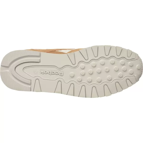 imageReebok UnisexChild Boys Classic Nylon SneakerBare BrownWhite