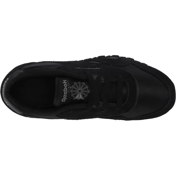 imageReebok UnisexChild Boys Classic Nylon SneakerBlackBlackCarbon