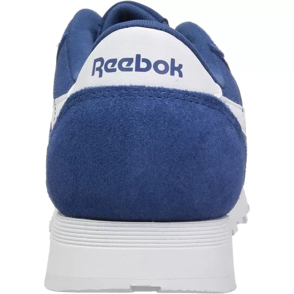 imageReebok UnisexChild Boys Classic Nylon SneakerBunker BlueWhite