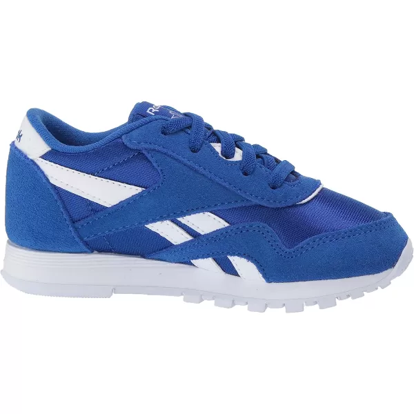 imageReebok UnisexChild Boys Classic Nylon SneakerHumble BlueHumble BlueWhite