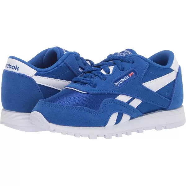 imageReebok UnisexChild Boys Classic Nylon SneakerHumble BlueHumble BlueWhite