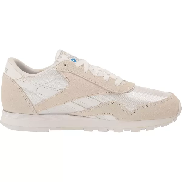 imageReebok UnisexChild Boys Classic Nylon SneakerWhiteLight Grey