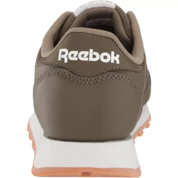 imageReebok UnisexChild Classic Leather SneakerArmy Green