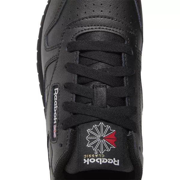 imageReebok UnisexChild Classic Leather SneakerCore BlackCore BlackCore Black