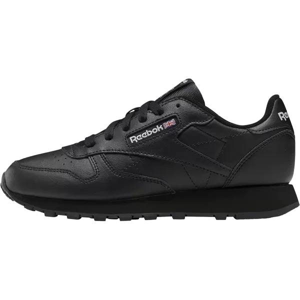 imageReebok UnisexChild Classic Leather SneakerCore BlackCore BlackCore Black