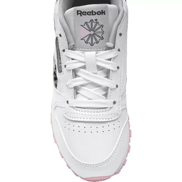 imageReebok UnisexChild Classic Leather SneakerFtwr White Pure Grey 3 Core Black