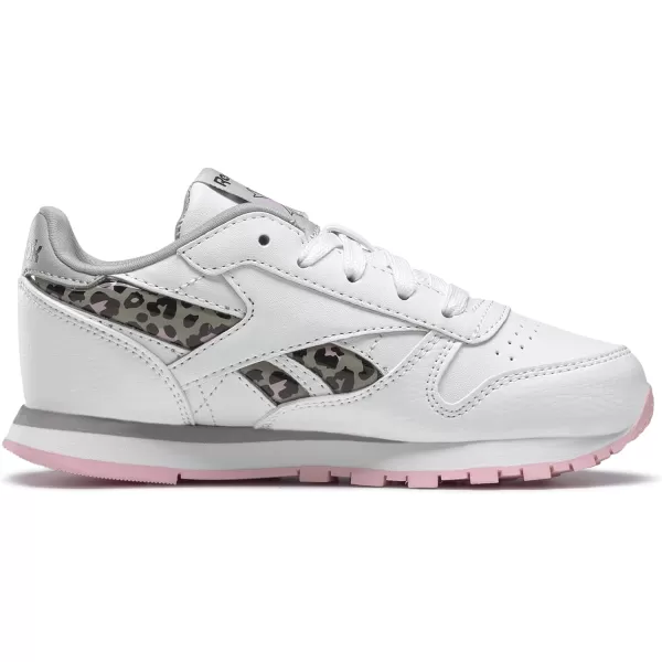 imageReebok UnisexChild Classic Leather SneakerFtwr White Pure Grey 3 Core Black