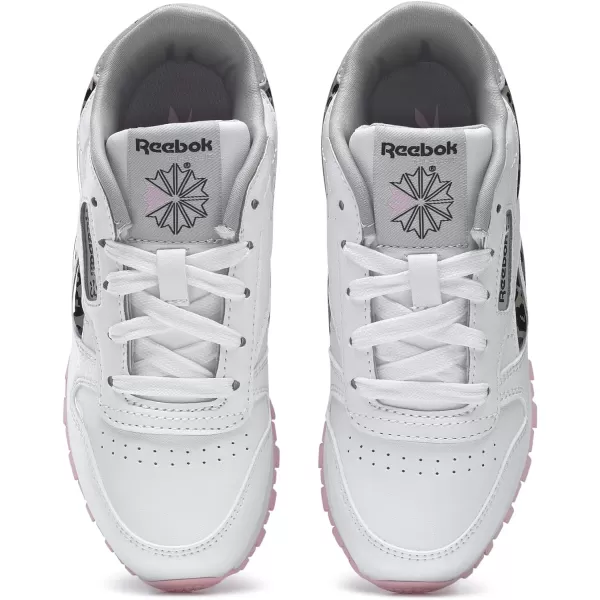 imageReebok UnisexChild Classic Leather SneakerFtwr White Pure Grey 3 Core Black