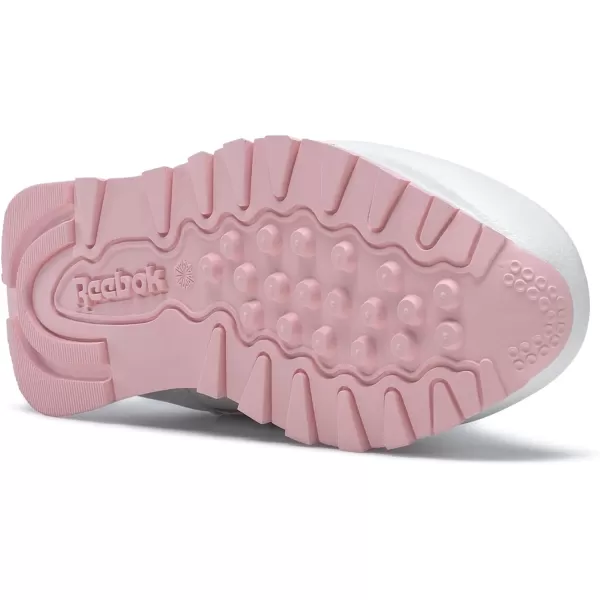 imageReebok UnisexChild Classic Leather SneakerFtwr White Pure Grey 3 Core Black