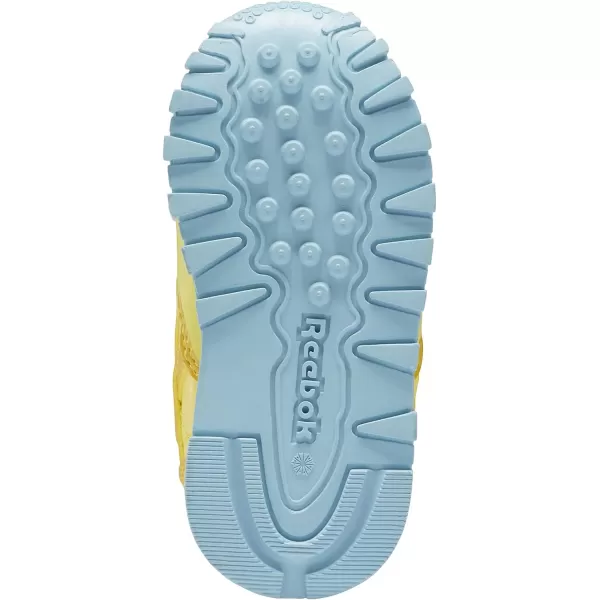 imageReebok UnisexChild Classic Leather SneakerPeppa Pig YellowBrave BlueWhite