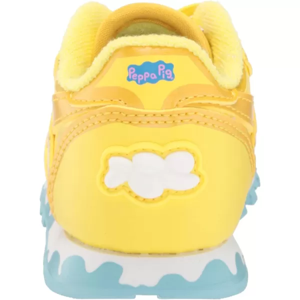 imageReebok UnisexChild Classic Leather SneakerPower YellowForage GreenBrave Blue