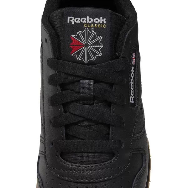 imageReebok UnisexChild Classic Leather SneakerReefresh BlackGum