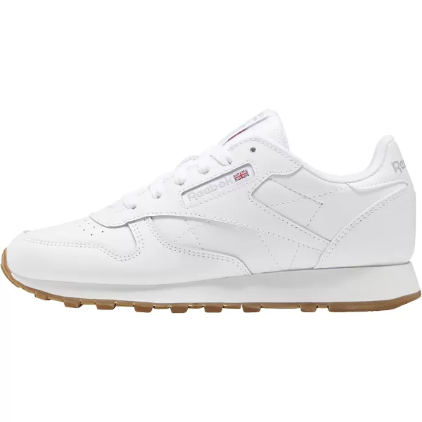 imageReebok UnisexChild Classic Leather SneakerReefresh WhiteGum