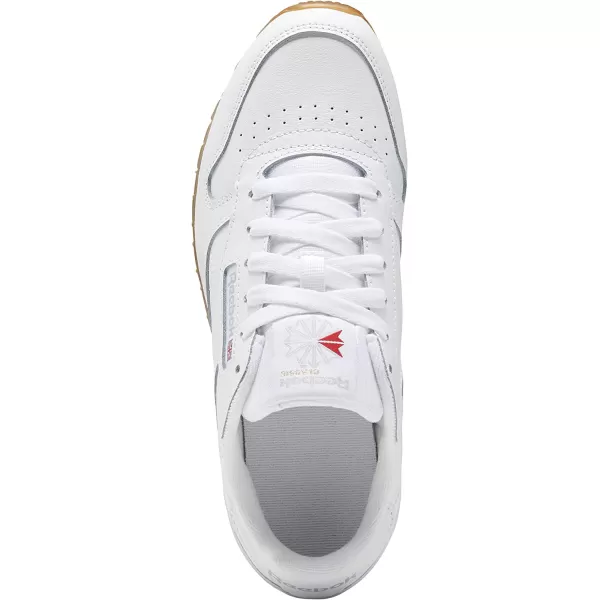 imageReebok UnisexChild Classic Leather SneakerReefresh WhiteGum