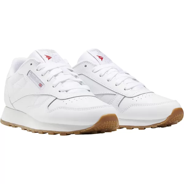 imageReebok UnisexChild Classic Leather SneakerReefresh WhiteGum