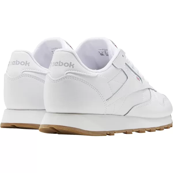 imageReebok UnisexChild Classic Leather SneakerReefresh WhiteGum