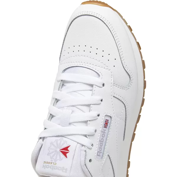 imageReebok UnisexChild Classic Leather SneakerReefresh WhiteGum