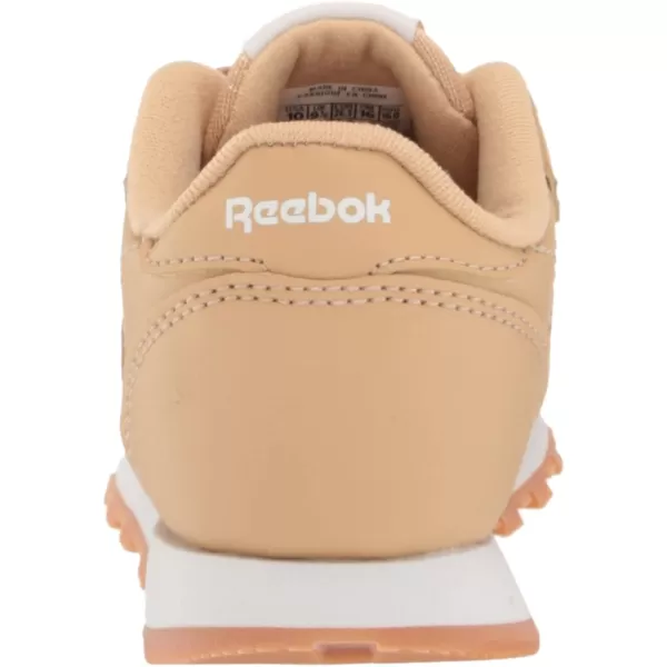 imageReebok UnisexChild Classic Leather SneakerSaharaWhite