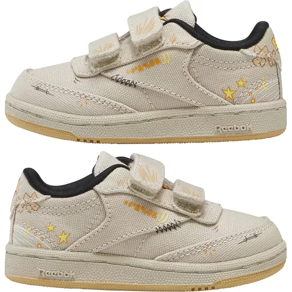 imageReebok UnisexChild Club C SneakerLooney TunesPebbleBright Ochre