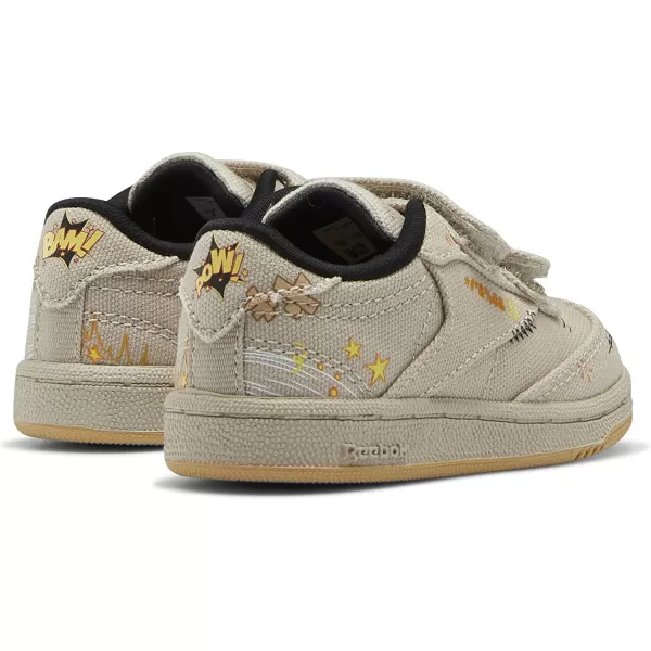 imageReebok UnisexChild Club C SneakerLooney TunesPebbleBright Ochre