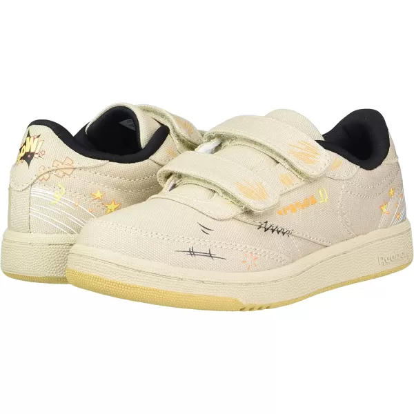 imageReebok UnisexChild Club C SneakerLooney TunesPebbleBright Ochre