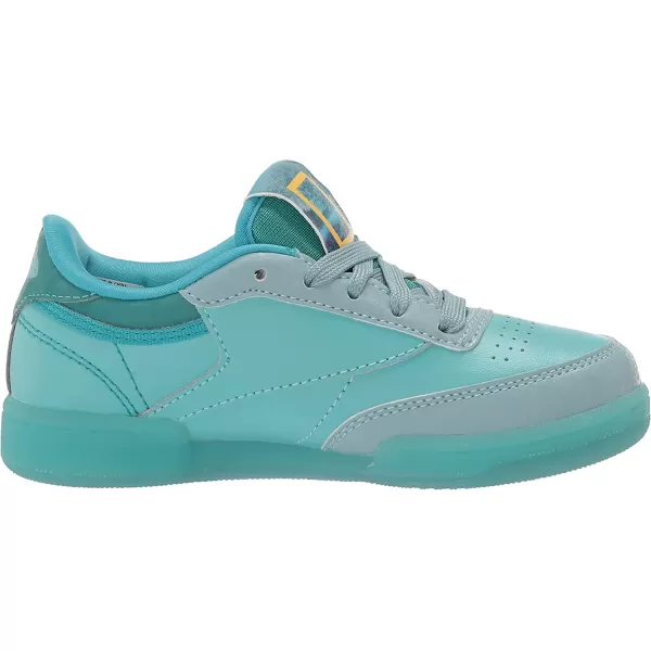 imageReebok UnisexChild Club C SneakerNational GeographicOcean ThemePacific Blue