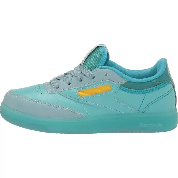 imageReebok UnisexChild Club C SneakerNational GeographicOcean ThemePacific Blue