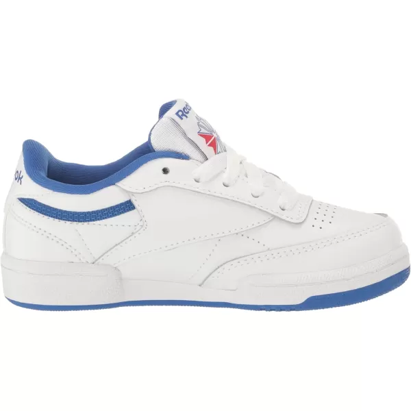 imageReebok UnisexChild Club C SneakerWhiteVector BlueVector Red